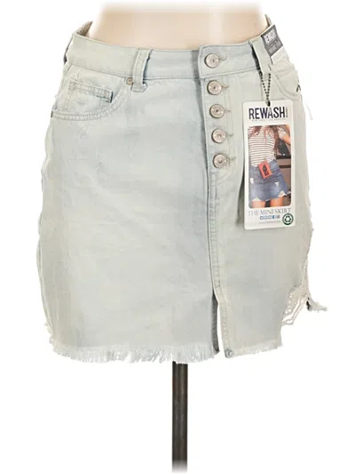 Pre-owned Rewash Denim Skirt In Blue