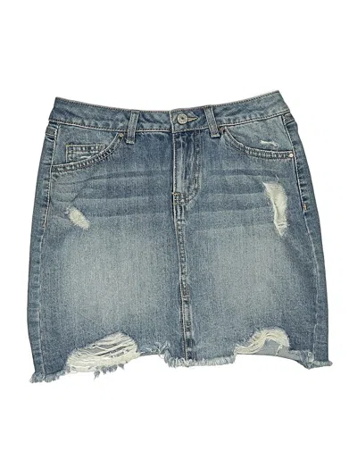 Pre-owned Rewash Denim Skirt In Blue