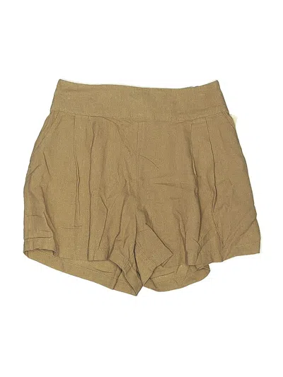 Pre-owned Rewash Khaki Shorts In Brown