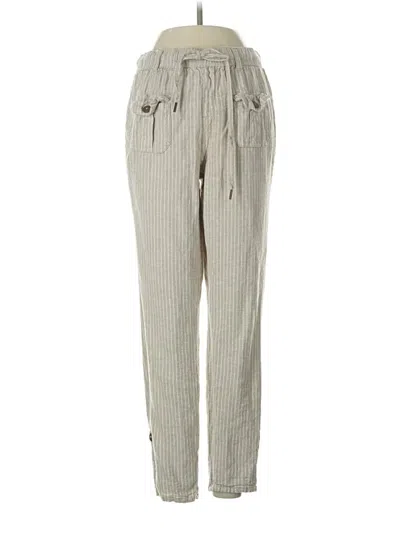 Pre-owned Rewash Linen Pants In Brown