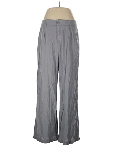 Pre-owned Rewash Linen Pants In Gray
