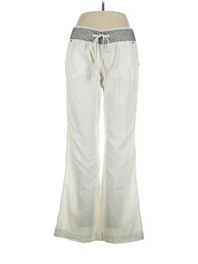Pre-owned Rewash Linen Pants In Ivory