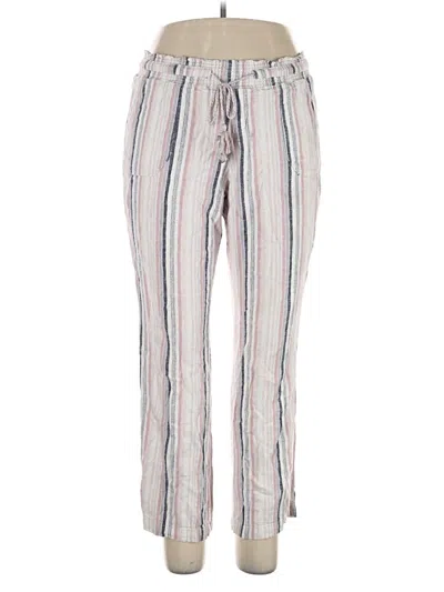 Pre-owned Rewash Linen Pants In Pink