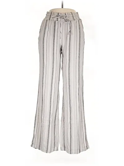 Pre-owned Rewash Linen Pants In Silver