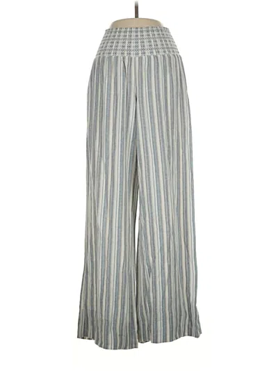 Pre-owned Rewash Linen Pants In Silver
