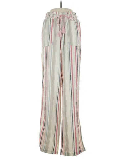 Pre-owned Rewash Linen Pants In Silver