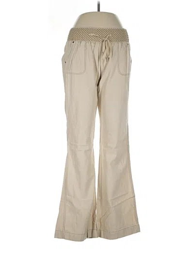 Pre-owned Rewash Linen Pants In Tan