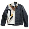 Reweave Men's Brown / Grey / Gold The Bill Jacket - Brown Leaves In Multi