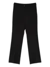 Rewind Button Trousers In Black