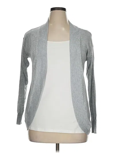Pre-owned Rewind Cardigan Sweater In Gray