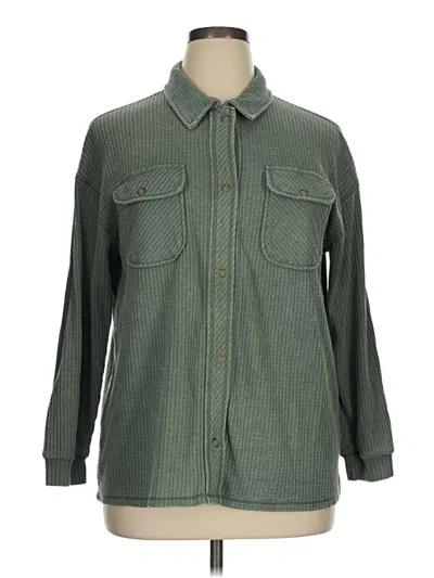Pre-owned Rewind Cardigan Sweater In Green