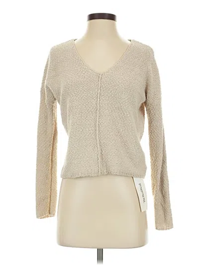 Pre-owned Rewind Cardigan Sweater In Tan
