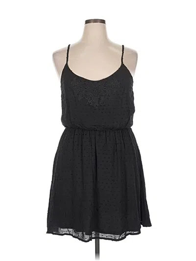 Pre-owned Rewind Casual Dress In Black
