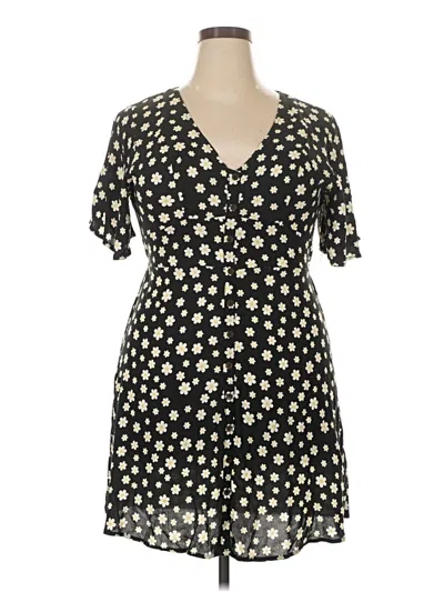 Pre-owned Rewind Casual Dress In Black