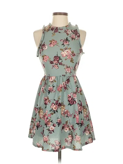 Pre-owned Rewind Casual Dress In Blue