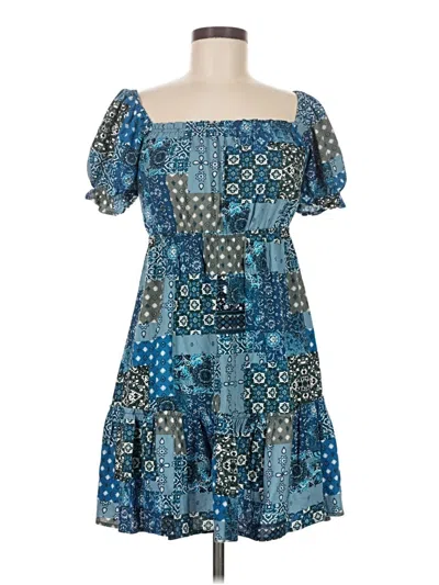 Pre-owned Rewind Casual Dress In Blue