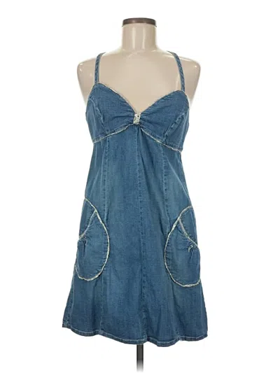 Pre-owned Rewind Casual Dress In Blue