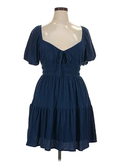 Pre-owned Rewind Casual Dress In Blue