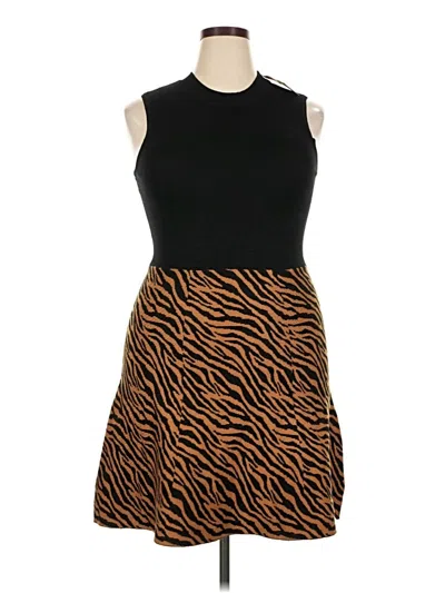 Rewind Casual Dress In Brown
