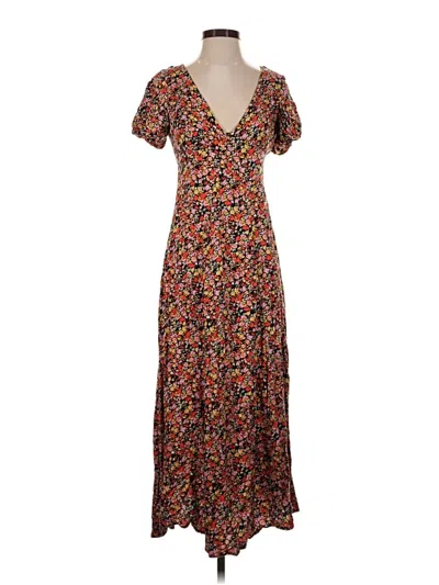 Pre-owned Rewind Casual Dress In Brown