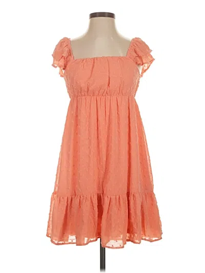 Pre-owned Rewind Casual Dress In Orange