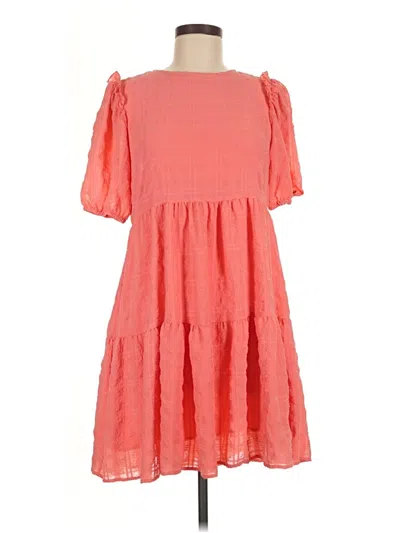 Pre-owned Rewind Casual Dress In Pink