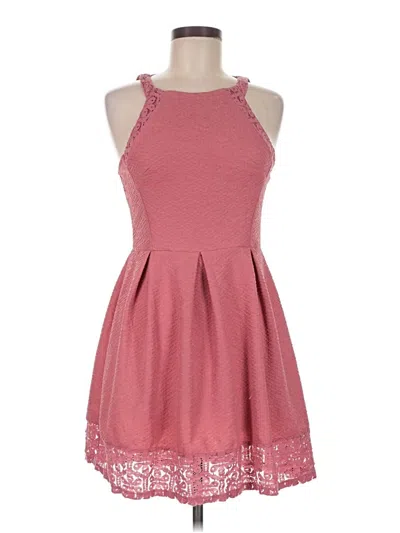 Pre-owned Rewind Casual Dress In Pink