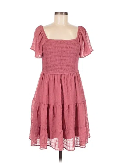 Pre-owned Rewind Casual Dress In Pink