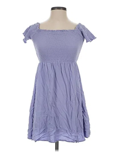 Pre-owned Rewind Casual Dress In Purple