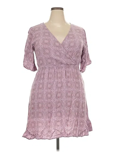 Pre-owned Rewind Casual Dress In Purple