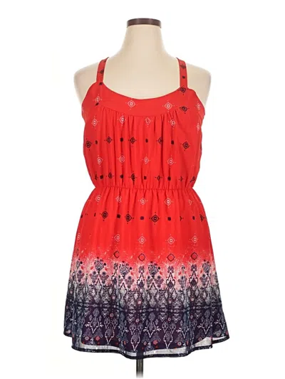 Pre-owned Rewind Casual Dress In Red