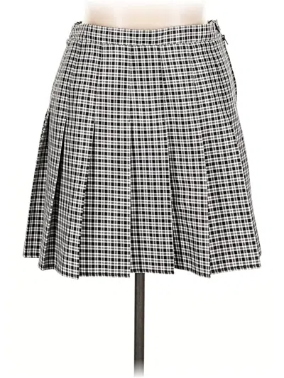 Pre-owned Rewind Casual Skirt In Gray