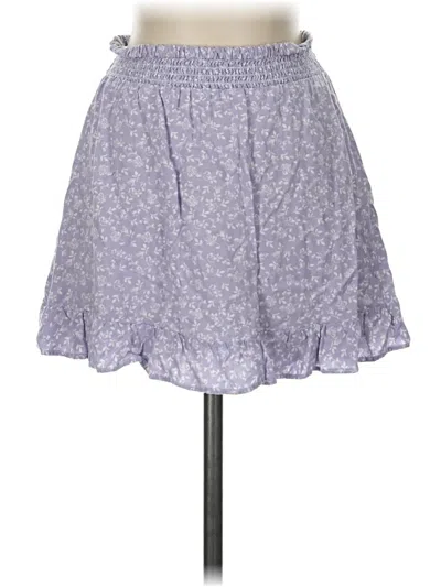 Pre-owned Rewind Casual Skirt In Purple