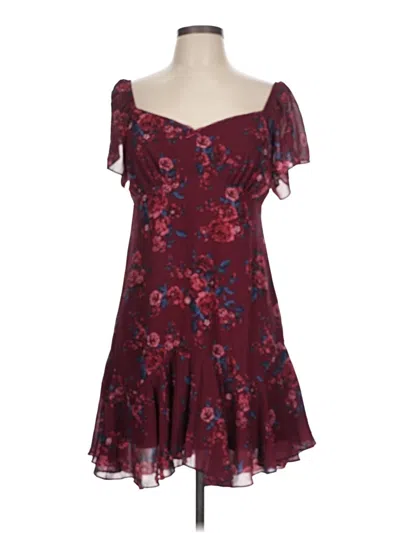 Pre-owned Rewind Cocktail Dress In Burgundy