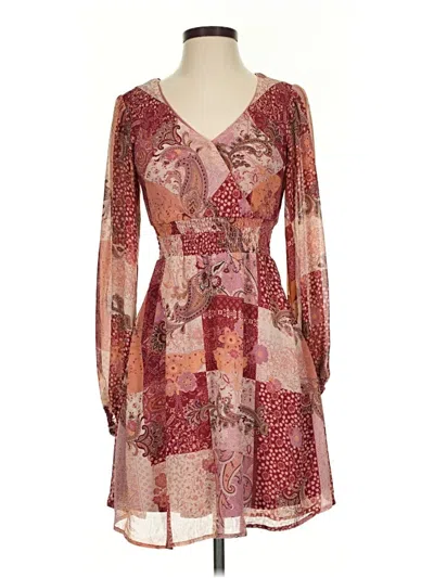 Pre-owned Rewind Cocktail Dress In Burgundy