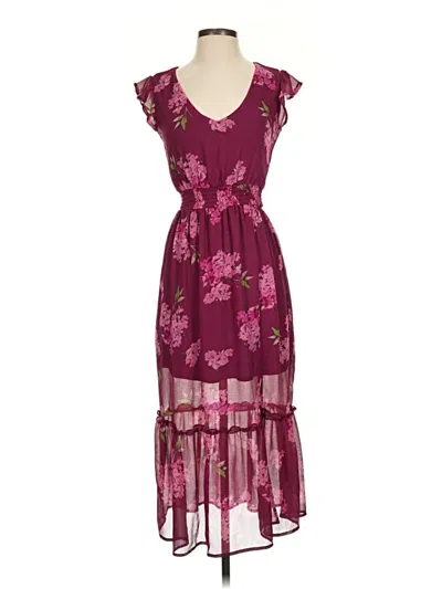 Pre-owned Rewind Cocktail Dress In Burgundy