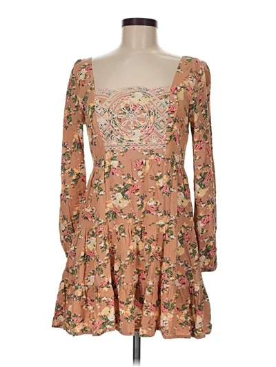 Pre-owned Rewind Cocktail Dress In Tan
