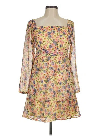 Pre-owned Rewind Cocktail Dress In Yellow