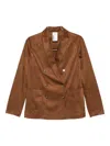Rewind Deconstructed Jacket In Brown