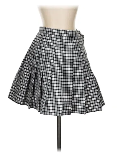 Pre-owned Rewind Formal Skirt In Gray