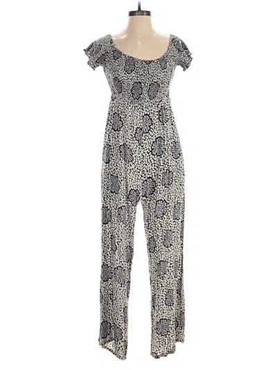 Pre-owned Rewind Jumpsuit In White