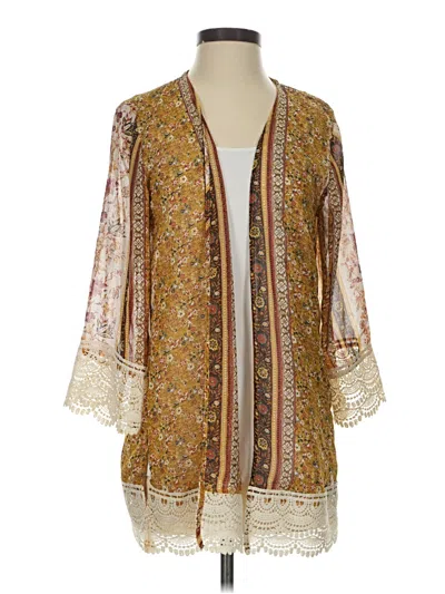 Pre-owned Rewind Kimono In Brown