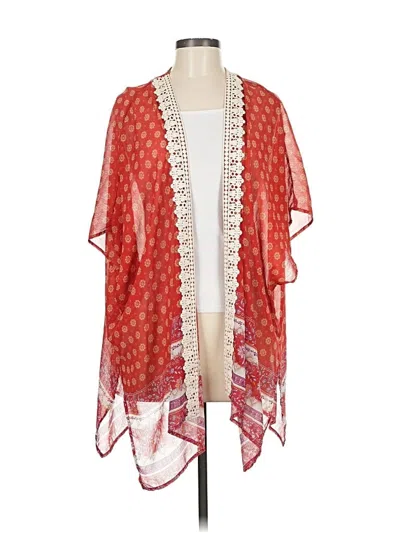 Pre-owned Rewind Kimono In Red