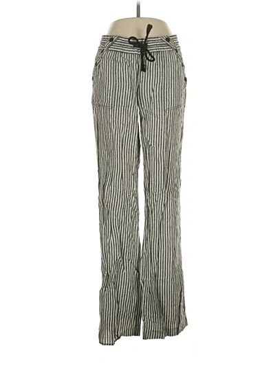Pre-owned Rewind Linen Pants In Silver