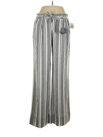Rewind Linen Pants In Silver