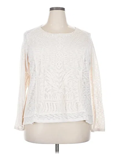 Pre-owned Rewind Long Sleeve Blouse In Ivory