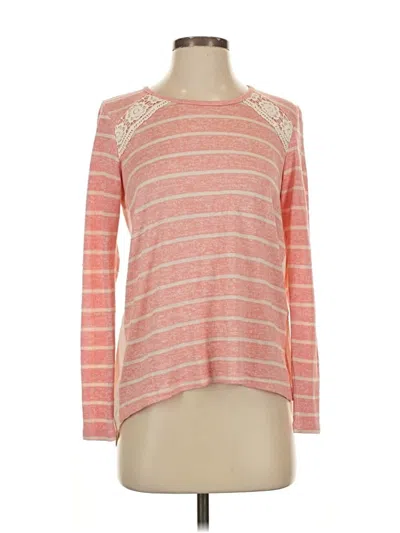 Pre-owned Rewind Long Sleeve T-shirt In Pink