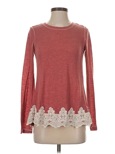 Pre-owned Rewind Long Sleeve T-shirt In Red