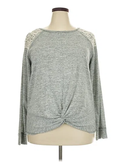 Rewind Pullover Sweater In Gray