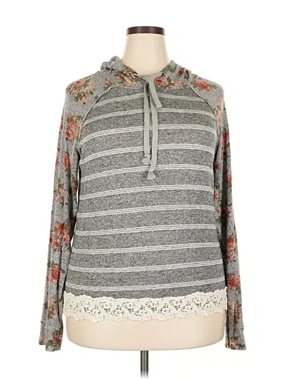 Pre-owned Rewind Pullover Sweater In Gray